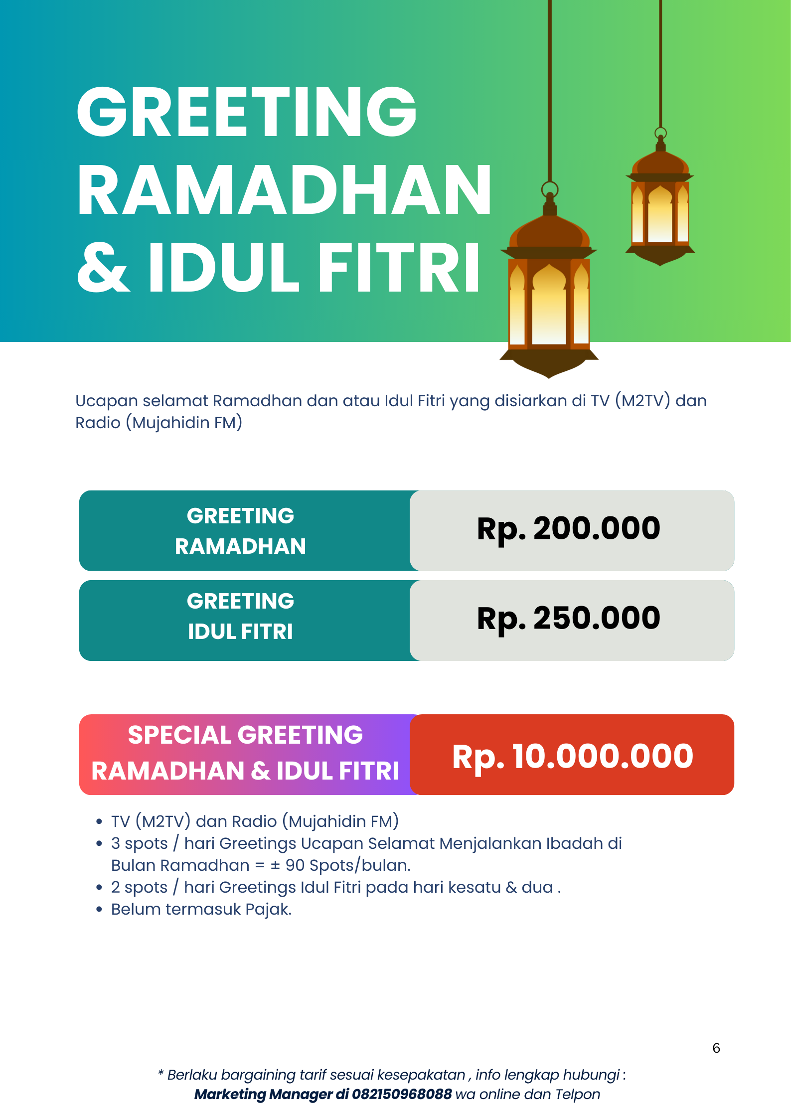 Ramadhan & Idul Fitri Greeting